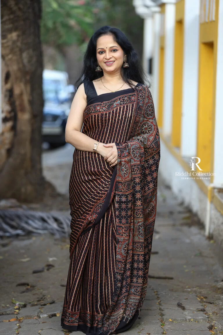 ajrakh modal silk ajrakh modal silk