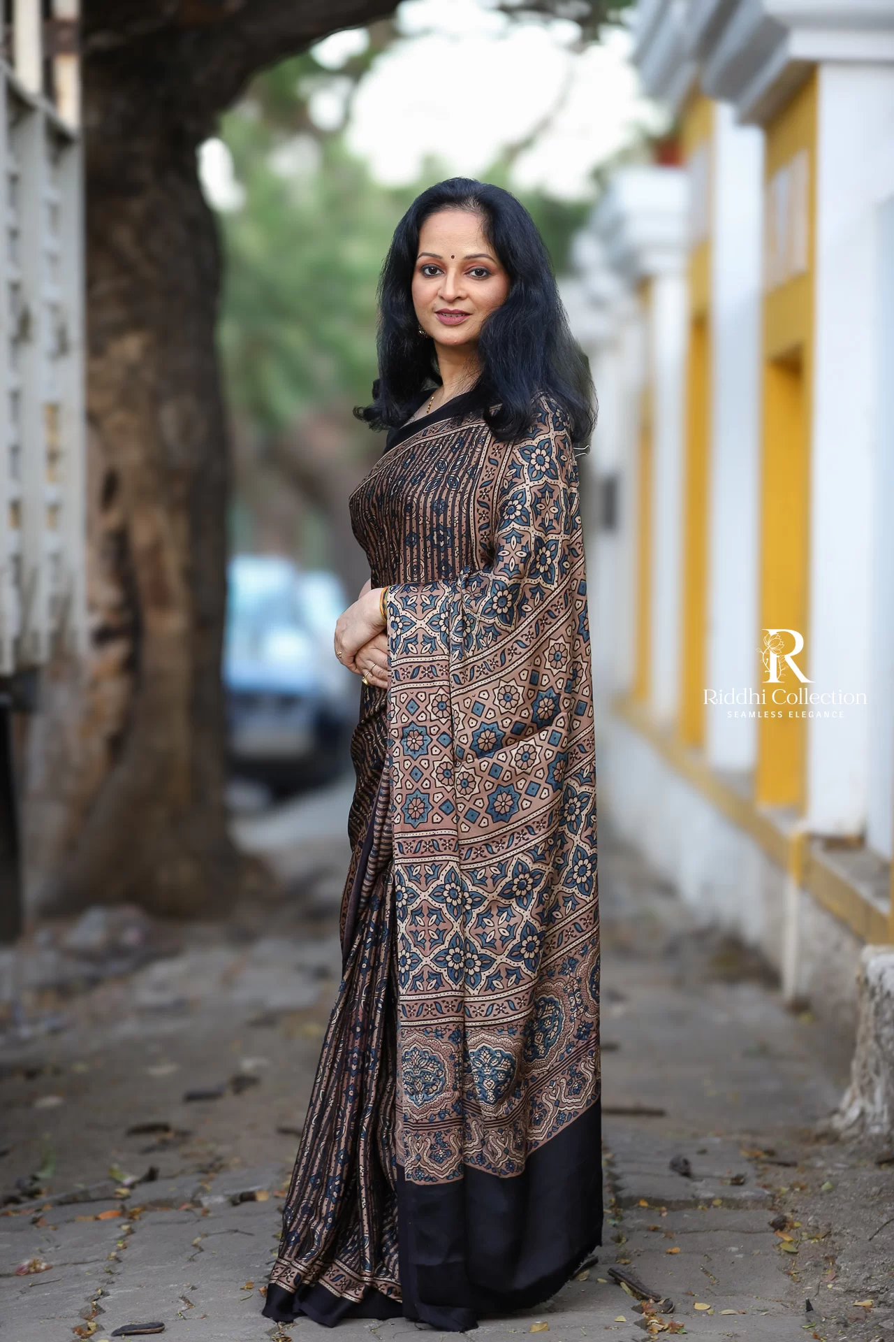 ajrakh modal silk ajrakh modal silk